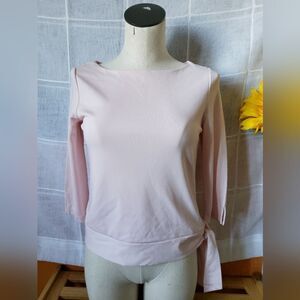 Petite Sophisticate Women's Solid Pink Blouse [S]